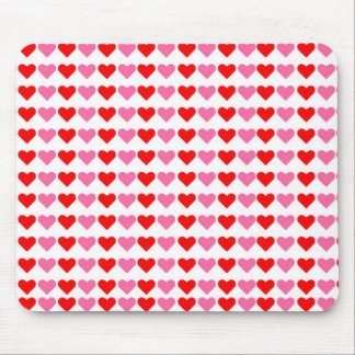 Hearts hearts hearts mouse pad
