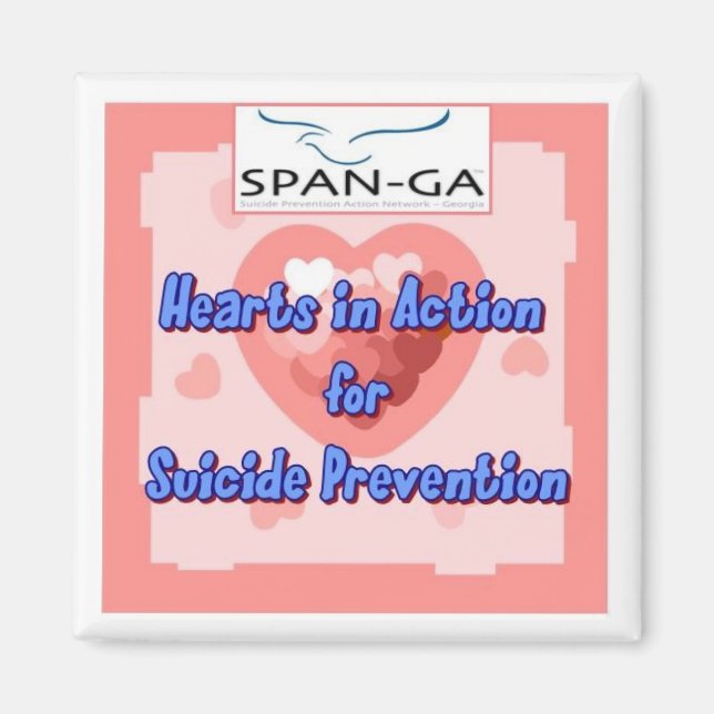 Hearts in Action Magnet (Front)