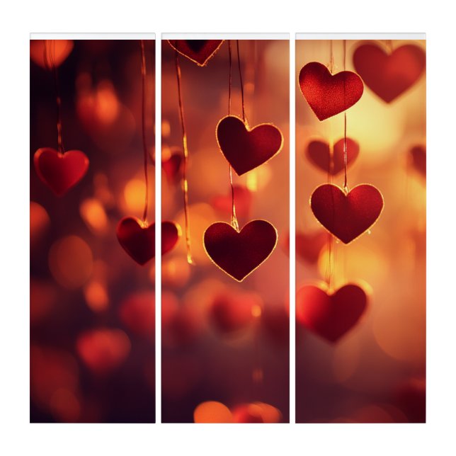 Hearts in Harmony – Triptych Canvas (Front)