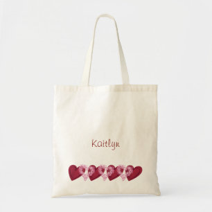 Hearts In Heart Personalized Budget - Tote Bag