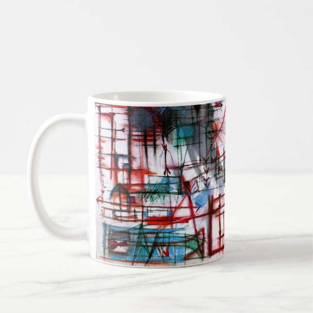 Hearts in Line Mug (Left)