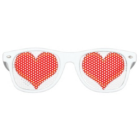 Hearts, In Love Retro Sunglasses