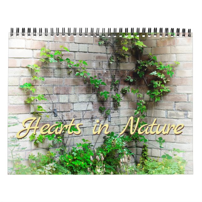 Hearts in Nature Inspiring Photography Calendar (Cover)