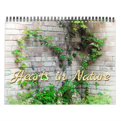 Hearts in Nature Inspiring Photography Calendar