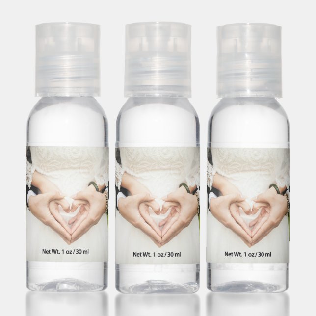 Hearts in Our Hands Wedding Hand Sanitizer (Set)