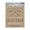 Hearts in the Sand Beach Shore Save The Date Cards