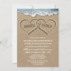 Hearts in the Sand Rehearsal Dinner Invitations