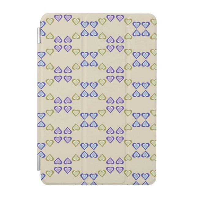 Hearts iPad Mini Cover (Front)