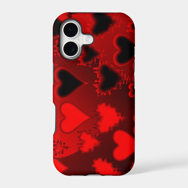 Hearts Iphone Case (Back)