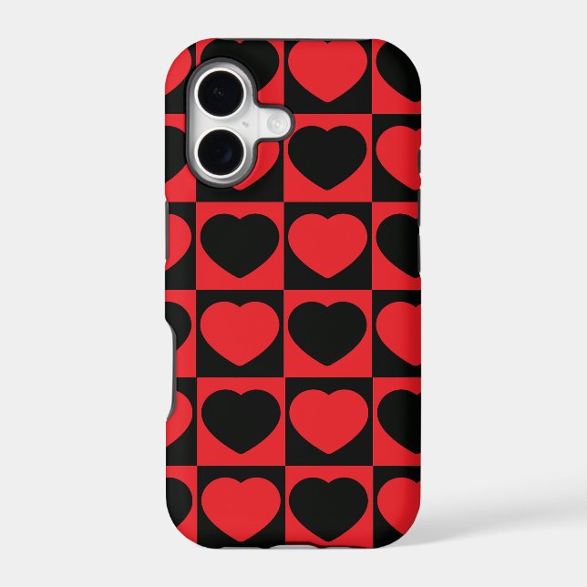 Hearts Iphone Case (Back)
