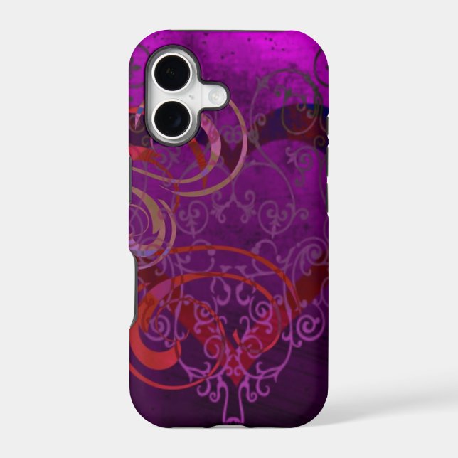 Hearts Iphone Case (Back)