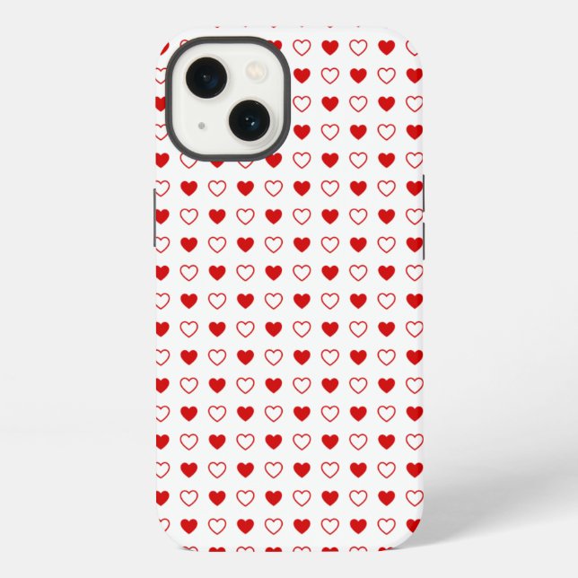 Hearts Iphone Case (Back)