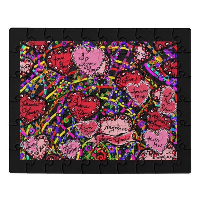 Hearts Jigsaw Puzzle (Puzzle Horizontal)