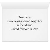 Hearts joined in Love Cards (Inside Horizontal (Bottom))