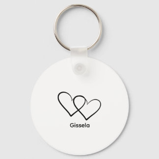 Hearts Keychain