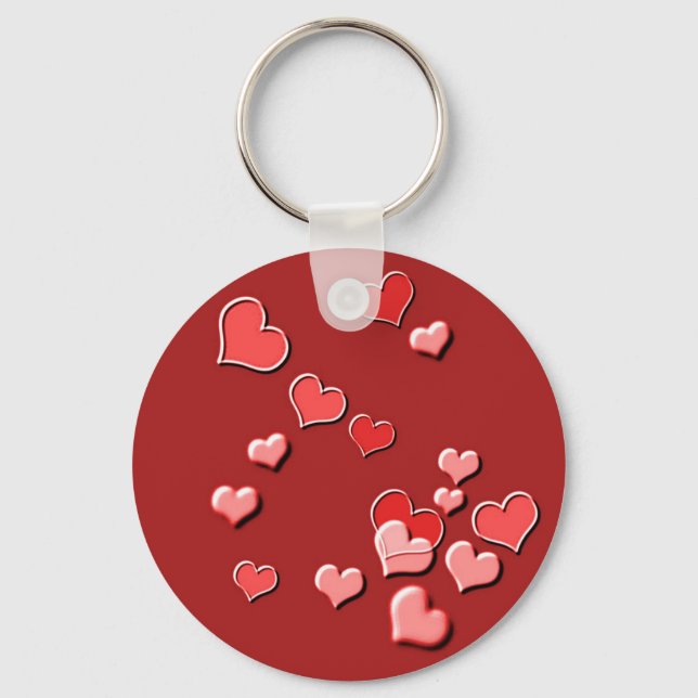 hearts keychain (Front)