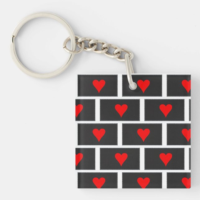 Hearts Keychain (Front)