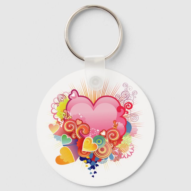 Hearts Keychain (Front)