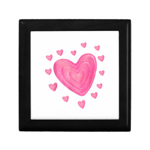 Hearts Kids School Valentines Day Girls Boys Gift Box