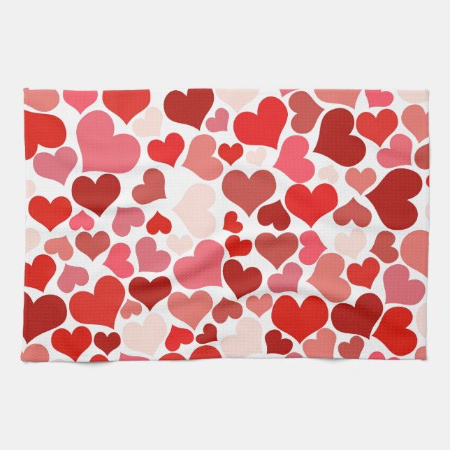 HEARTS KITCHEN TOWEL (Horizontal)