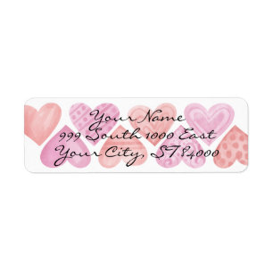 Hearts Label