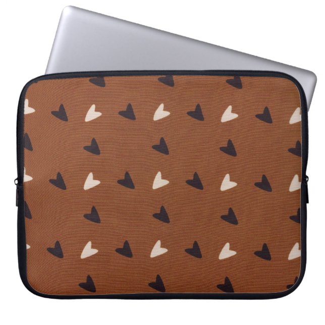 Hearts Laptop Sleeve (Front)
