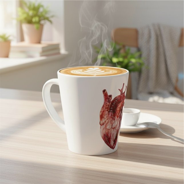 Hearts Latte Mug (Creator Uploaded)