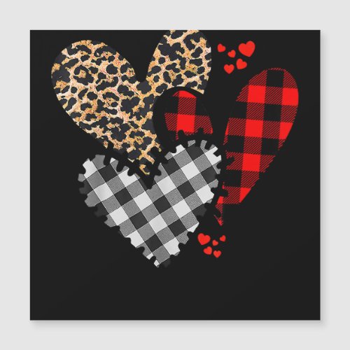 Hearts Leopard Buffalo Plaid Valentines Day 2023 H
