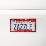 Hearts License Plate Frame at Zazzle