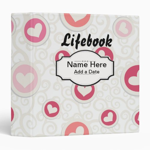 Hearts Lifebook Foster Care Adoption Binder