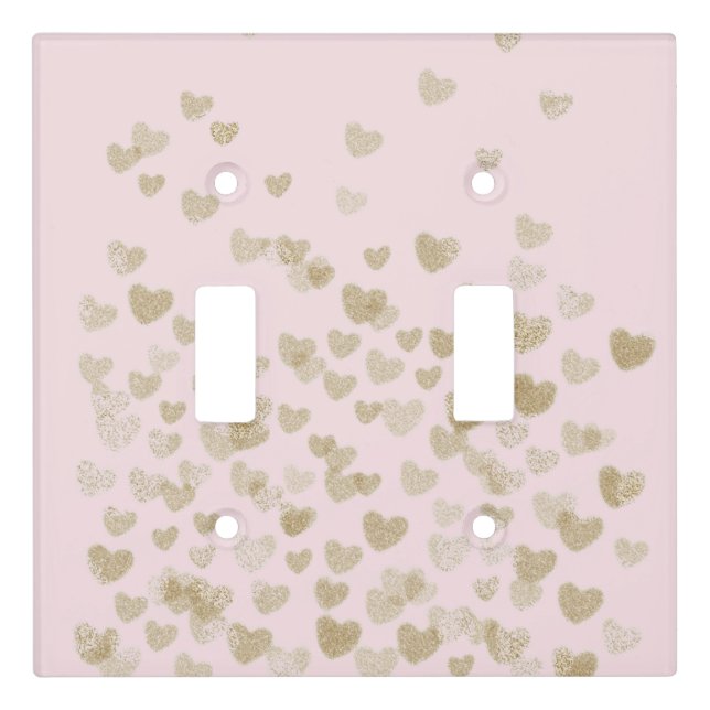 Hearts Light Switch Cover (Front)