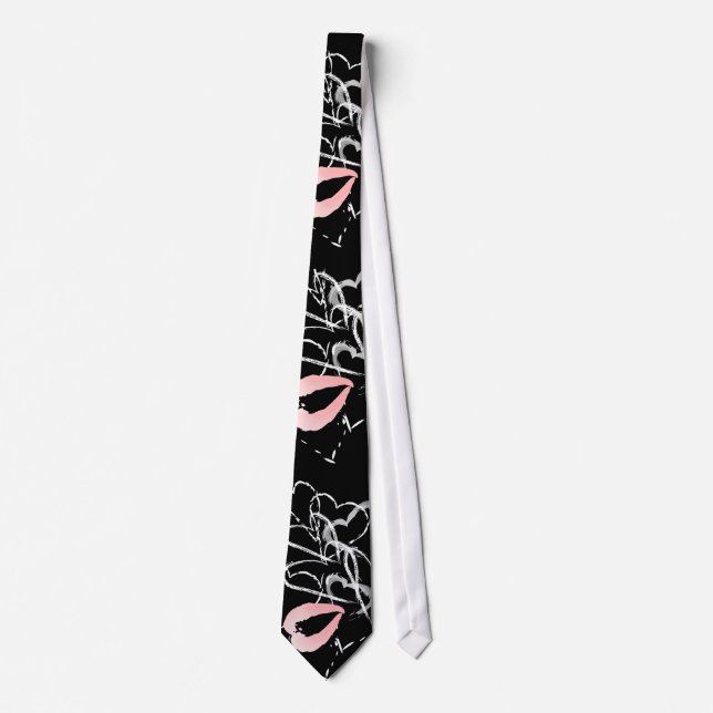 hearts&lips neck tie (Front)