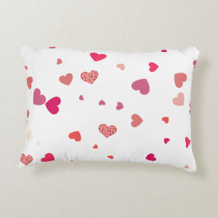 Hearts - love accent pillow