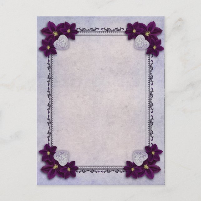 Hearts Love Date Personalize Destiny'S Destiny Postcard (Front)