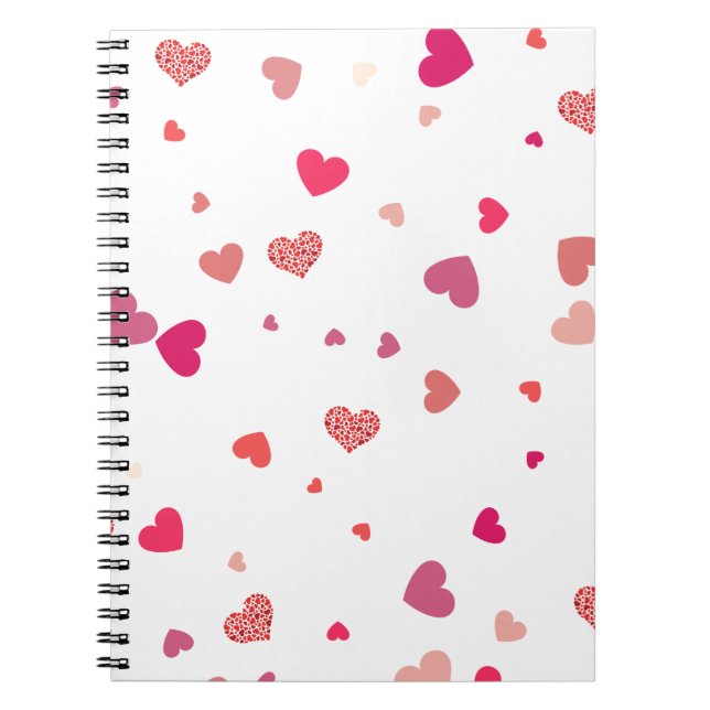 Hearts - love notebook (Front)