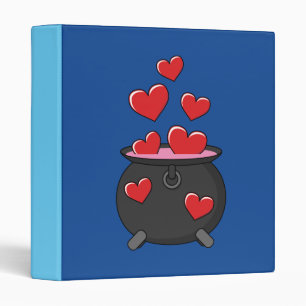 Hearts Love Potion 3 Ring Binder