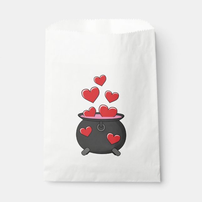Hearts Love Potion Favor Bag (Front)