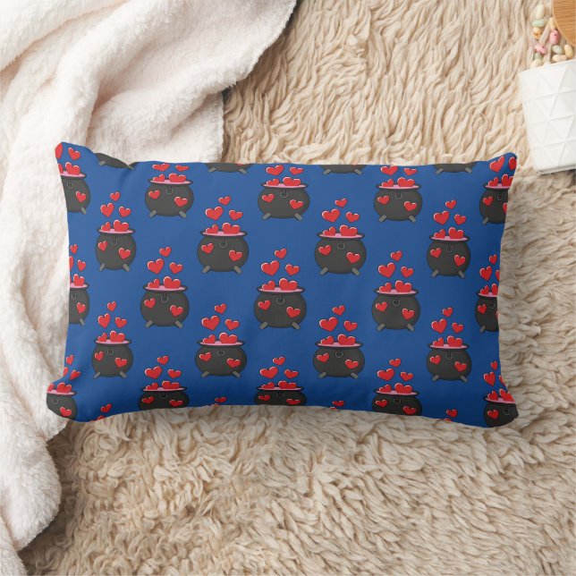  Hearts Love Potion Lumbar Pillow (Blanket)