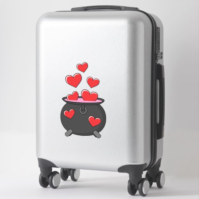 Hearts Love Potion Sticker (Suitcase)