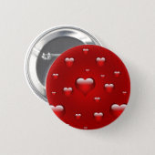 Hearts Love Theme Button (Front & Back)