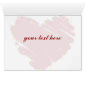 Hearts Love Theme Cards (Inside Horizontal (Bottom))