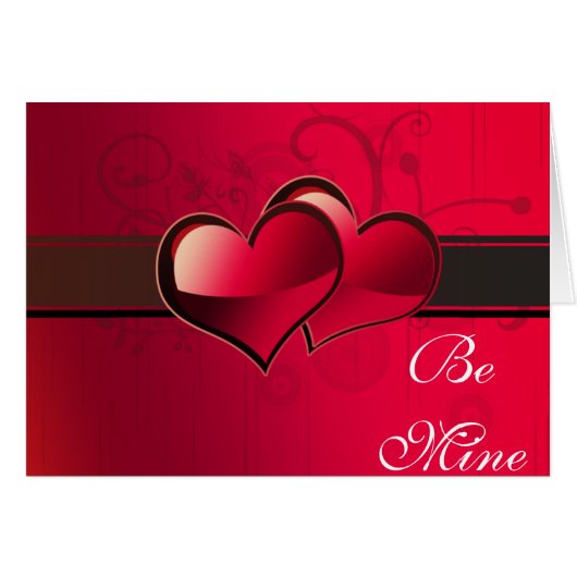 Hearts Love Theme Cards (Front Horizontal)