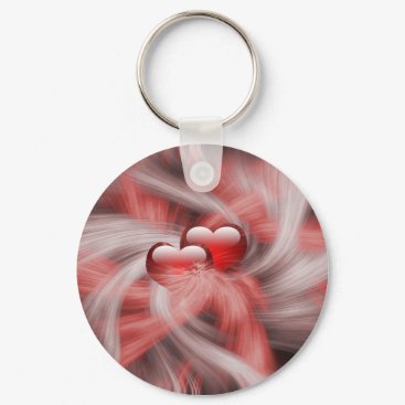 Hearts Love Theme Keychain