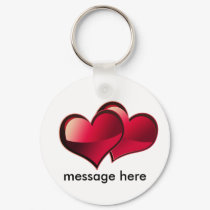 Hearts Love Theme Keychain