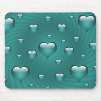 Hearts Love Theme Mouse Pad