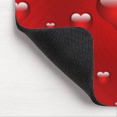 Hearts Love Theme Mouse Pad (Corner)
