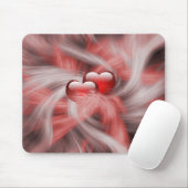 Hearts Love Theme Mouse Pad (With Mouse)