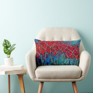 Hearts Lumbar Pillow