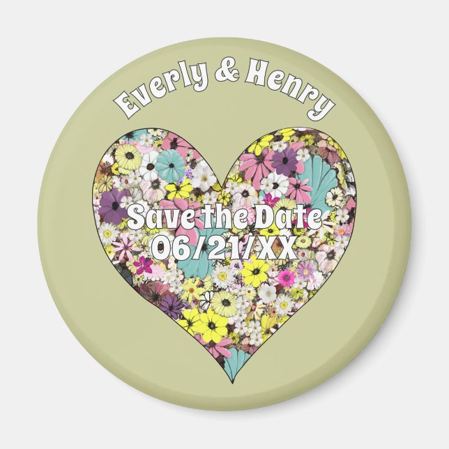 Hearts Magnet (Front)