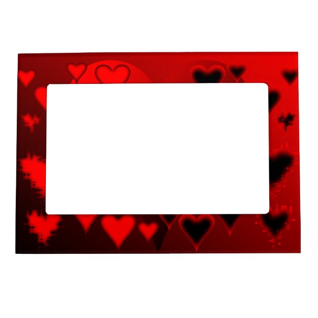 Hearts Magnetic Photo Frame (Front)